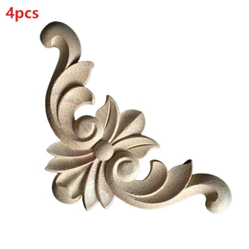Apliques de madera tallada para reparar imperfecciones y decorar esquinas de muebles 6