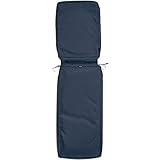 Classic Accessories Montlake FadeSafe Water-Resistant Patio Lounge Back Cushion Cover, 21 x 22 x 4 Inch, Light Charcoal