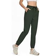 TZDNI Womens Hiking Pants Lightweight Quick Dry Joggers with Zipper Pockets Water Resistant Trave...
