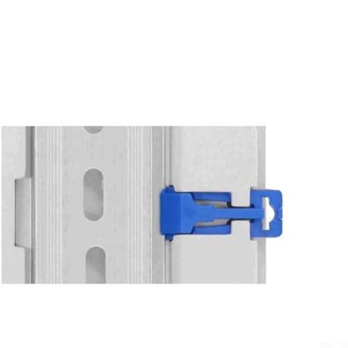 Smart Home Automation DIN Rail Tray Bracket Adjustable for Modules For Basic ForRF ForPow ForTH1016 ForDual ForG1 Compatible with Secure Blue Push Mechanism