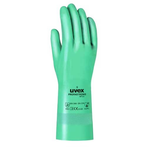 Uvex 60122-09 profastrong NF33 Gloves, Size 9, 330 mm Length, Green (Pack of 12)