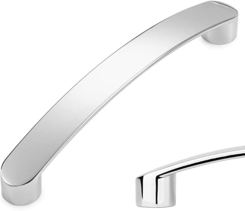 SYZOW Maniglie per Mobili da Cucina 192mm, 6 Pezzi Cromo Lucido per Armadio e Mobili Moderni