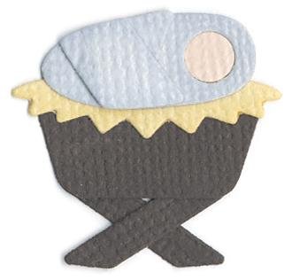 QuicKutz We R Memory Keepers 2-Inch by 2-Inch Die, Manger