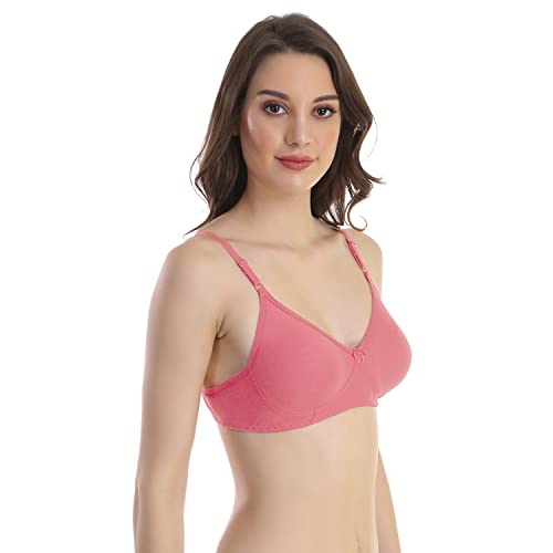 Image of Cotton Blend Seamless Bra for Womens