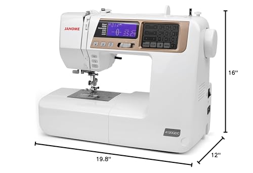 Janome 4120QDC-T Computerized Quilting and Sewing Machine with Bonus Quilt Kit