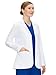 COZY SCRUBS Lab Coat for Women with 3 Pockets, Professional White Women's Lab Coat Long Sleeve, Hip-Length Fit (Previously COZYFIT), White, M
