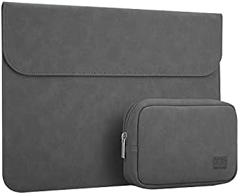 Amazon Co Jp Surface Laptop ケース レザー 電源収納ポーチ付き セカンドバッグ型 おしゃれ サーフェス ラップトップ用 カバン型 レザーケース おしゃれ スマホケース 良品it グレー パソコン 周辺機器