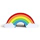 SUCK UK Katzenkratzer, Regenbogen-Katzenkratzer für Wohnungs-Katzen, Kratzbaum & Kratzbrett für Katzen & Kätzchen, Lustige Katzengeschenke & Geschenke für Katzen, interaktives Katzenspielzeug &