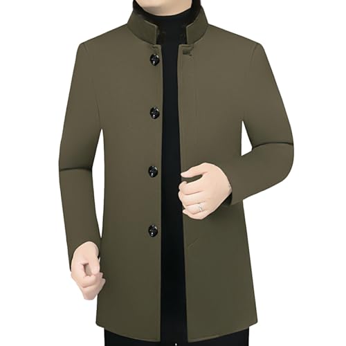 Veste décontractée à col épais homme contre le froid de l'hiver et du vent