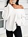 Fisoew Womens Off The Shoulder Tops Sweatshirts Lightweight Oversized Pullovers Long Sleeve Y2k Loose Fit Tunic Tops White