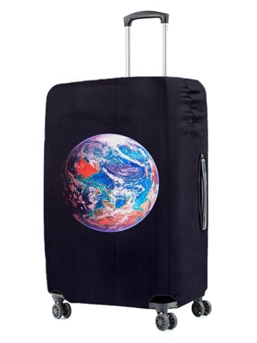 Cortina Funda para equipaje de viaje, lavable, a prueba de polvo, antiarañazos, tamaño pequeño, color negro azabache