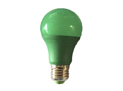 Bombilla Standard LED Decorativa 9W de potencia color verde de luz fría (6000K) Rosca E27