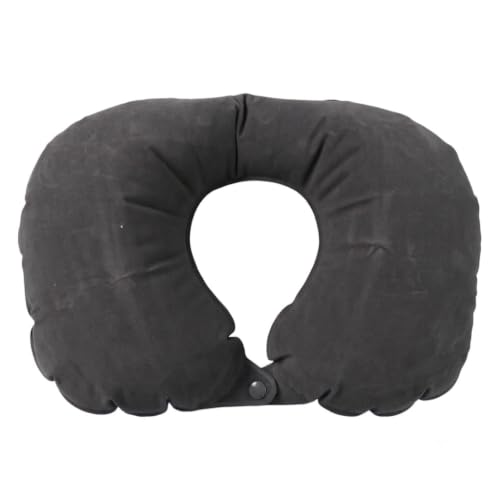 Image of Inflatable U-Shaped Travel Neck Pillow | Portable Air Neck Cushion for Airplane, Car, Train & Bus Travel | Soft Ergonomic Neck Support Pillow for Camping & Office | 1 Piece (Color May Vary)