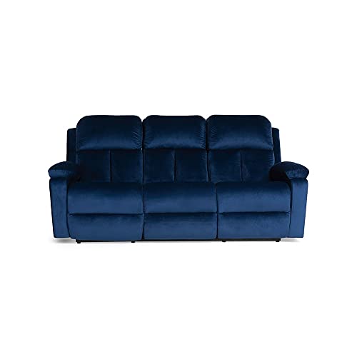 Wakefit Recliner Chair | 3 Years Warranty | Recliner Sofa, Recliner Sofa 3 Seater, Recliner Sofa Set for Living Room, Diwali Gifts, Recliners for Home Relax, Stargazer (Velvet Fabric, Blue) (B0BD2DDX5C) Amazon Price History, Amazon Price Tracker