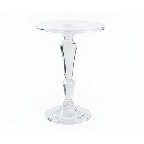 LIKENOW Furniture Acrylic Side Table, Acrylic End Table for Drinking