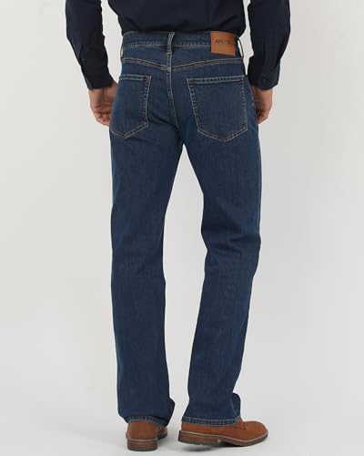 APUOR Men's Classic Relaxed Fit Flex Jeans Straight Loose fit Jeans3