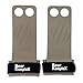 Bear KompleX 2 Hole Gymnastics Grips are Great for WODs, pullups, Weight Lifting, Chin ups, Cross Training, Exercise, Kettlebells, and More. Protect Your Palms from rips and tears! Small 2hole Grey