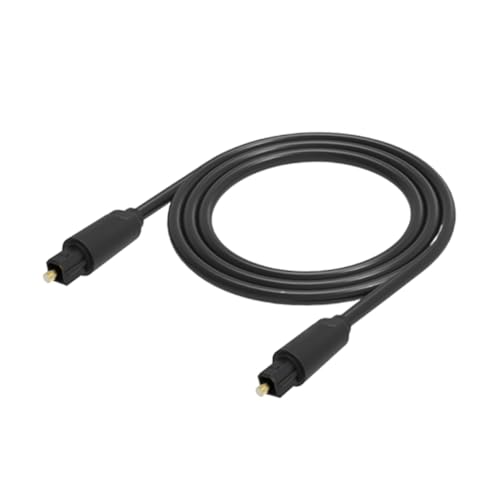 Cable óptico de 1,5m con conectores cuboides para eliminar ruidos en altavoces digitales