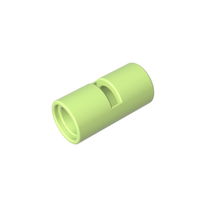 Gobricks GDS-887 Technic Pin Connector Round (Slotted) 50PCS Compatible with Lego Toy 62462 29219 DIY Parts and MOC Components for Major Brick Brands Color:Yellowish Green — image 1