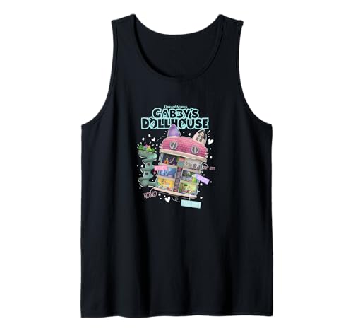 Gabby's Dollhouse Doodles V2 Tank Top : Fini les Vêtements d'Été qui Grattent