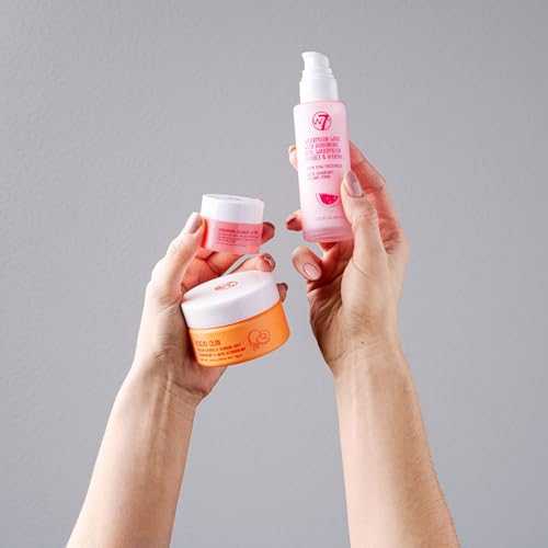 W7 Peachy Clean Makeup Removal, Aftercare & Cleansing Set - Remove Makeup, Moisturise & Soothe Skin and Lips - Including Sweet Dreams Overnight Lip Mask and Watermelon Wave Hydro-Glow Moisturiser - Image 4