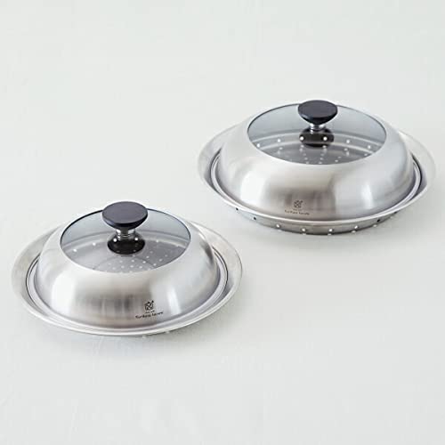 Amazon | 栗原はるみ フライパン用 ドーム型蒸し器 20-22㎝ | share