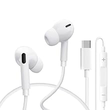 【USB-C Wired Headphone Compatibility】:These USB-C wired headphones are compatible with most Type-C audio-enabled devices, including phones and tablets. They are designed to work with iPhone 17/16/15 series models, Samsung Galaxy A/S/Z series (includi...