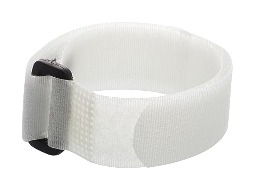 Secure 40 x 1.5 Inch White Cinch Straps - 5 Pack