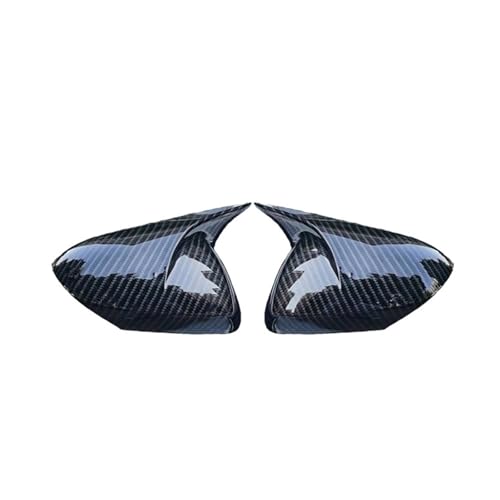 hA~[Jo[ For Mazda 6 2009-2015 Car Styling Side Rearview Mirror Cover Mirror Modified Horns Carbon(Type B)