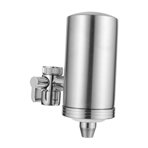 Filtro de agua del grifo contra mal sabor, purificador doméstico de cocina en acero inoxidable