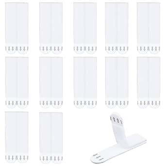 12 Pairs (24 Strips) Heavy Duty Picture Hanging Strips - Damage-Free, No Nails, For Frames, Mirrors, Signs