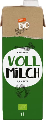 tegut Bio zum kleinen Preis H-Vollmilch 3 8% Fett 1L
