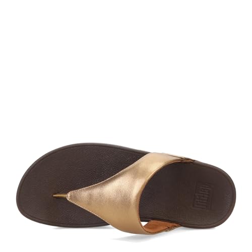 Image of FitFlop Womens Lulu Leather Toe Post Sandals