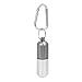 Produktbild Bnineteenteam Wasserdichte Aluminium Pille Fall, Keychain Pill Fob, Kleine Tasche Pill Container, Reise Pille Halter FÜR Männer Frauen