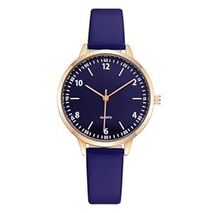 Women Watches Leather Mesh Strap Round Case Analog Fashion Ladies Wrist Watches