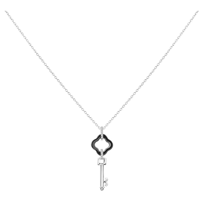 Collar de plata de 45 cm con cierre de reasa y eslabones finos para mujer