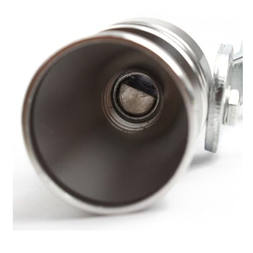 Tubo de escape de coche con silbato de sonido Turbo rojo para mofle trasero 4