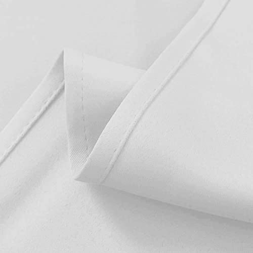 Magic Drapes Pinch Pleat Curtains For Bedroom Living Room Hall Thermal Insulated Room Darkening Patio Door Window Curtain Panels With Tiebacks & Hooks W(26"+26") L84 (2 Panels Combined, Silver) #TOP3