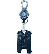 2 Pack Badge Reels Intrekbare, Heavy Duty Intrekbare Sleutelhanger
