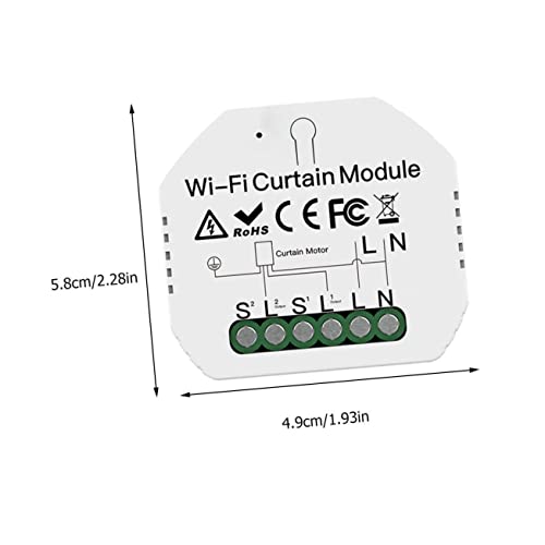 YARNOW Controlador Disjuntor De Cortina De Rolo Interruptor Wi-Fi Interruptor De Obturador De Rolo M