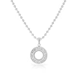 EDFORCE Stainless Steel Sh'ma Shema Israel Prayer Mens Necklace Pendant, 24'