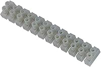 UNITEC Lüsterklemme 10 Stück | 12 polig | bis 380 Volt einsetzbar | 1,5-2,5 mm² | transparent