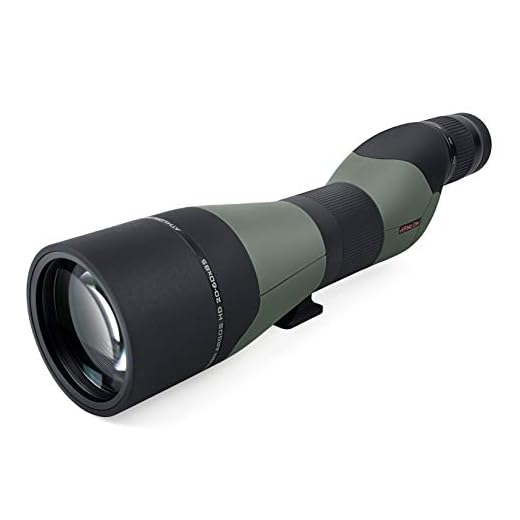 Athlon Optics Argos HD 20-60x85 Spotting Scope - Straight, Green/Black