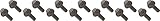 ARP 1007504 Hex Style Valve Cover Bolts, Chrome Moly Steel With Black Oxide Finish, Package Of 14, For Select Cast Aluminum Covers