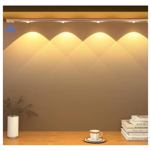 Luzes De Armário LED Ultra-Finas Sem Fio Magnéticas Multi-Funcionais Ajustáveis De 3 Cores Sensor Lâmpada