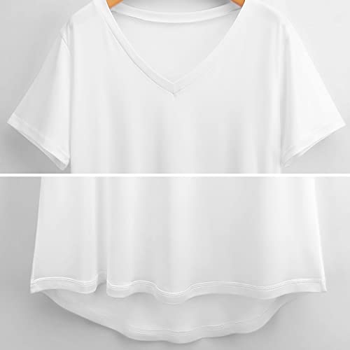 Chemisiers femme à manches courtes attrape-rêves blouse constellation gris anthracite col en V