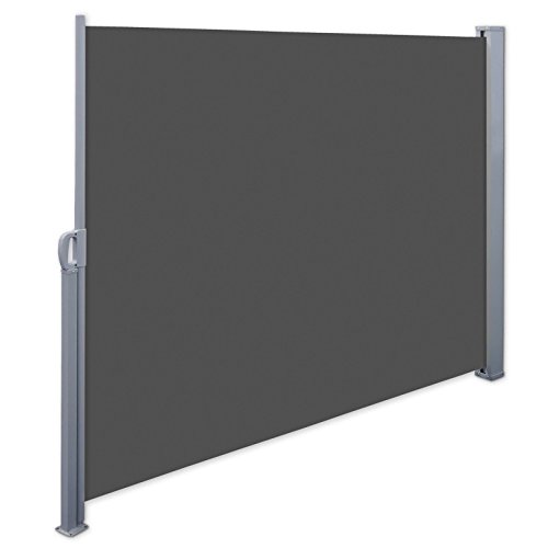 GELUSA Paravientos,toldo Lateral Enrollable Cortavientos 300x160 Grosor Tela de 280g/m²