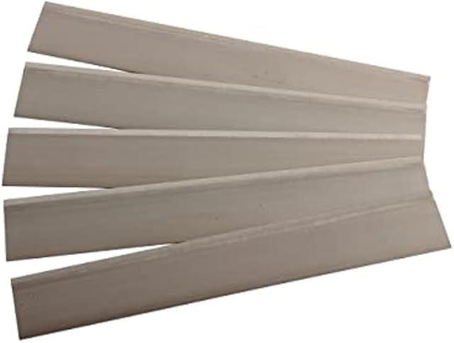 ProDec Advance 5 pack 6 inch Heavy Duty Double Thickness Hardened Steel Replacement Scraper Blades Compatible With ProDec Titan Scraper and other 6 inch Scrapers for Maximum Power