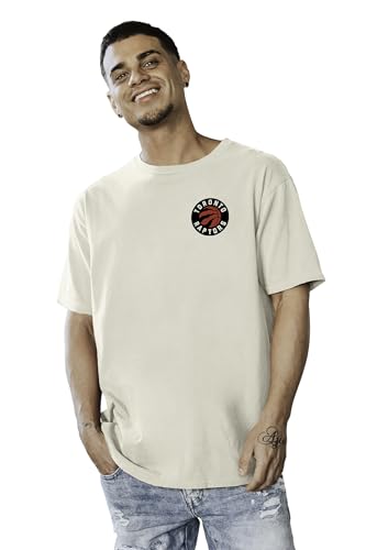 Image of Blue 84 NBA Unisex-Adult NBA Officially Licensed T-Shirt Ringspun Front /Back Ivory