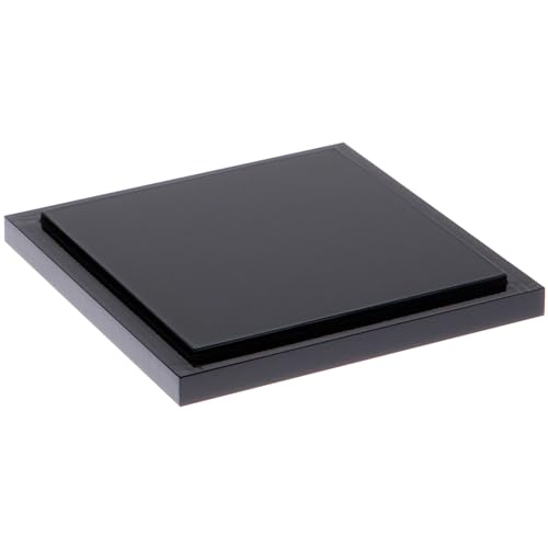 Plymor Black Acrylic Square Display Base, 4.625